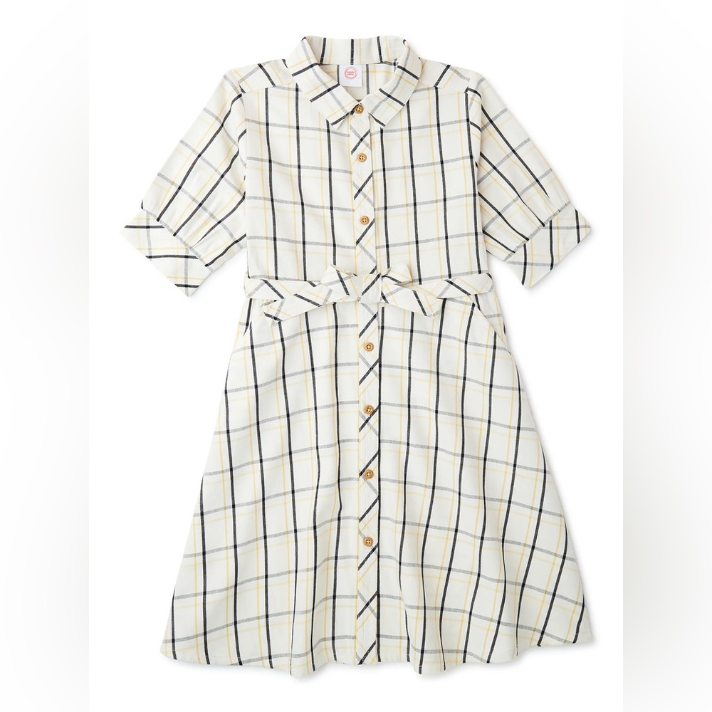 Girls Collared Shirt Dress NWT
